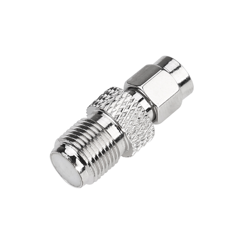 Conector RF fără sudură F mamă la SMA masculin