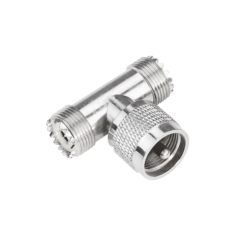 Conector UHF mamă la UHF masculin T RF